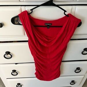 Size Xs red short sleeve top from Express!